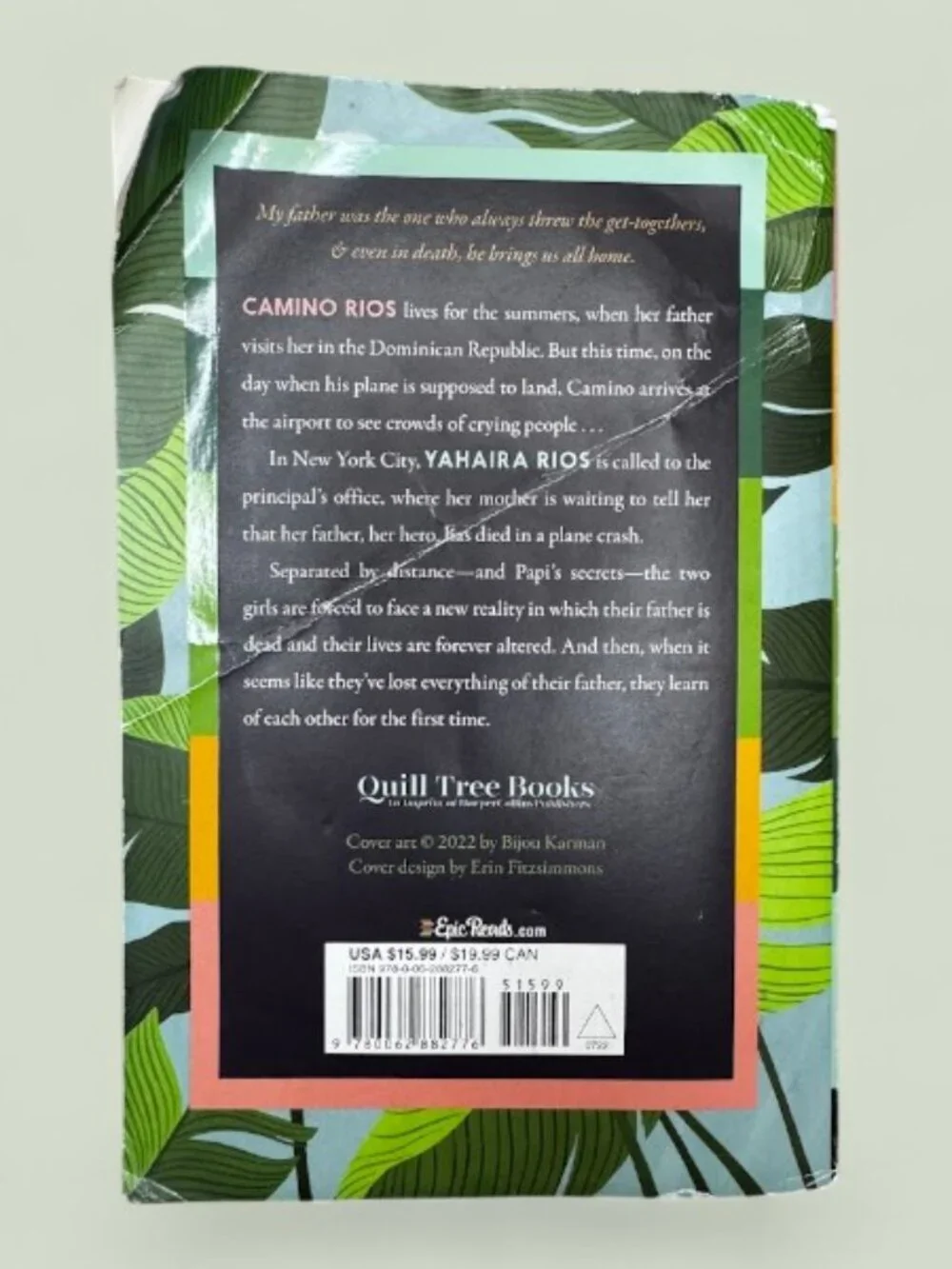 Clap When You Land Paperback Book by Elizabeth Acevedo YA Novel
